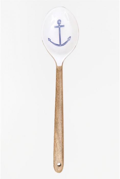CUCHARA ESMALTADA ANCLA