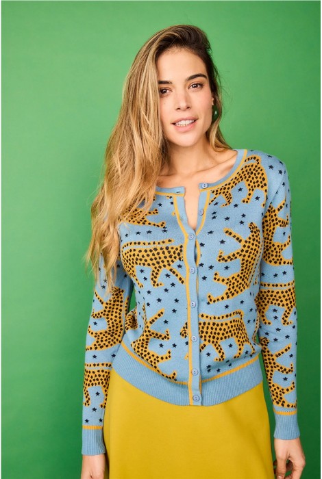 CHAQUETA HELECHO AZUL