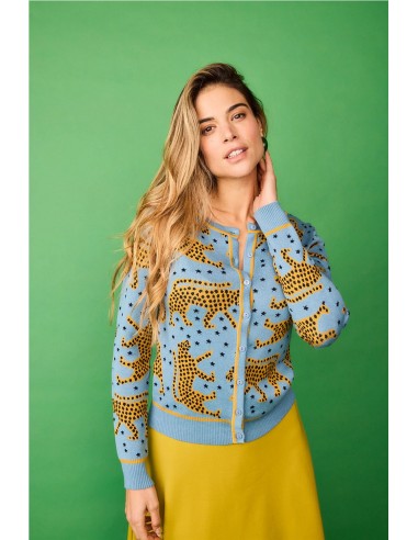 CHAQUETA HELECHO AZUL