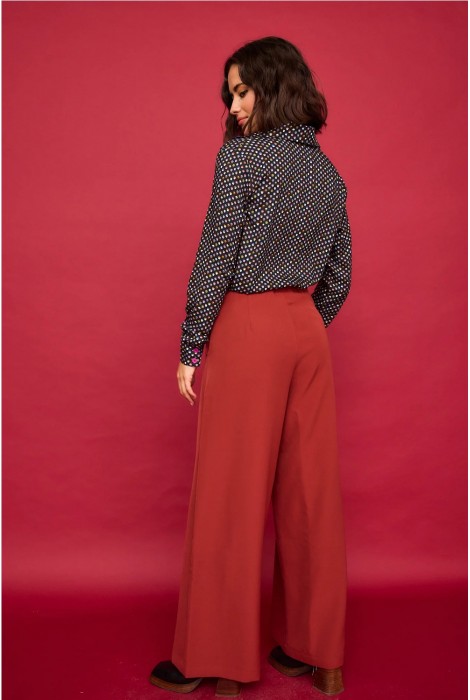 PANTALÓN NENUFAR TEJA 2