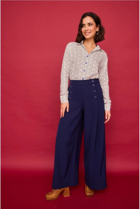 PANTALÓN NENUFAR NAVY 2