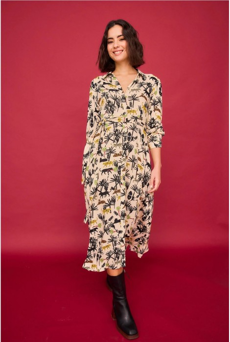 VESTIDO CASCADA SELVA