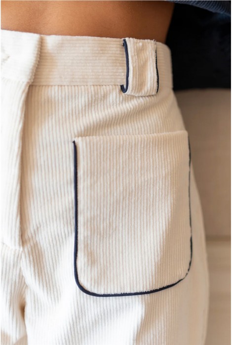 PANTALÓN  PANA CRUDO 2