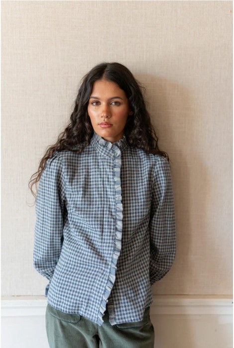 CAMISA VICHY BLEU 2