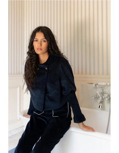 CHAQUETA PANA AZUL MARINO