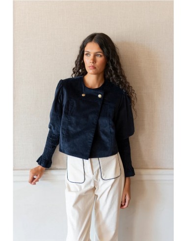 CHAQUETA PANA AZUL MARINO