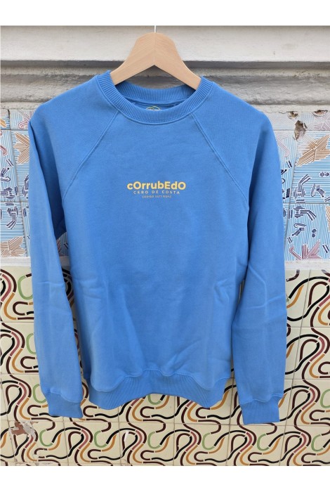 SUDADERA CORRUBEDO AZUL TIZA