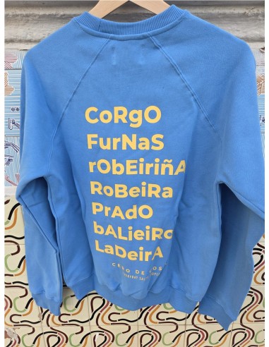 SUDADERA CORRUBEDO AZUL TIZA