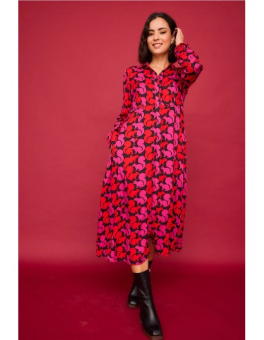 VESTIDO LARGO CASCADA ARDILLA