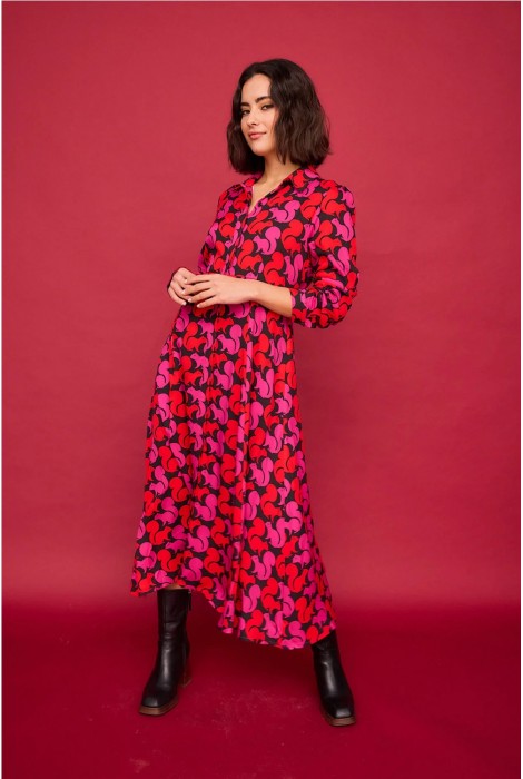 VESTIDO LARGO CASCADA ARDILLA 2