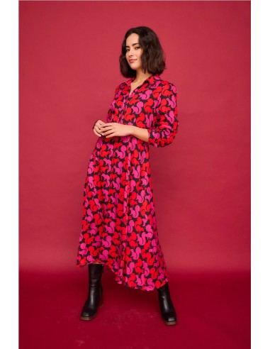 VESTIDO LARGO CASCADA ARDILLA