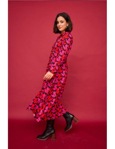 VESTIDO LARGO CASCADA ARDILLA