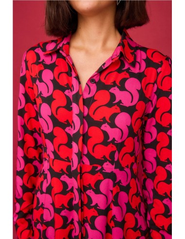 VESTIDO LARGO CASCADA ARDILLA