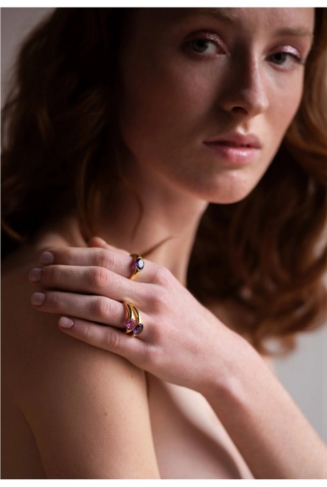 ANILLO THE EMPRESS MORADO 2