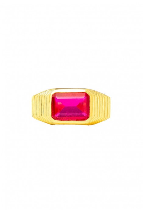 ANILLO CHEVALIER FUCSIA