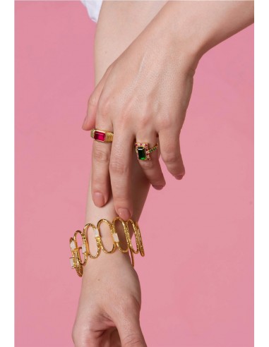 ANILLO CHEVALIER FUCSIA