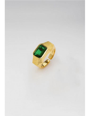 ANILLO CHEVALIER VERDE ESMERALDA