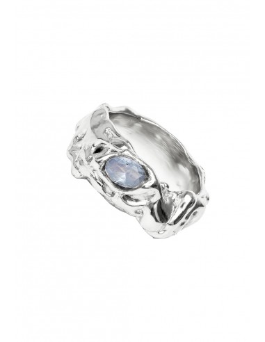 ANILLO JUDY AGUAMARINA PLATA