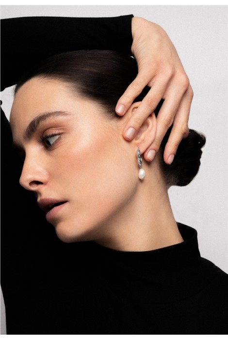 AROS SADIE PEARL PLATA 2