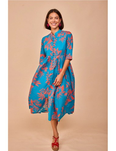 VESTIDO AVILÉS HOJAS