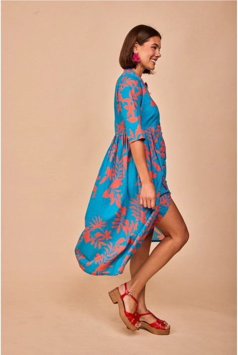 VESTIDO AVILÉS HOJAS 2