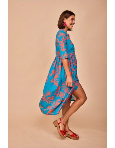 VESTIDO AVILÉS HOJAS