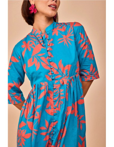 VESTIDO AVILÉS HOJAS