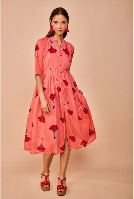 VESTIDO AVILÉS ROSA