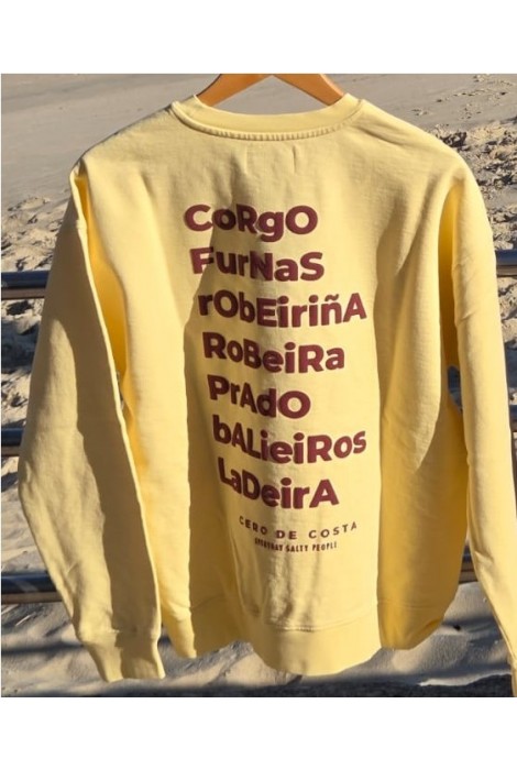 SUDADERA CORRUBEDO MANTEQUILLA