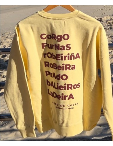 SUDADERA CORRUBEDO MANTEQUILLA