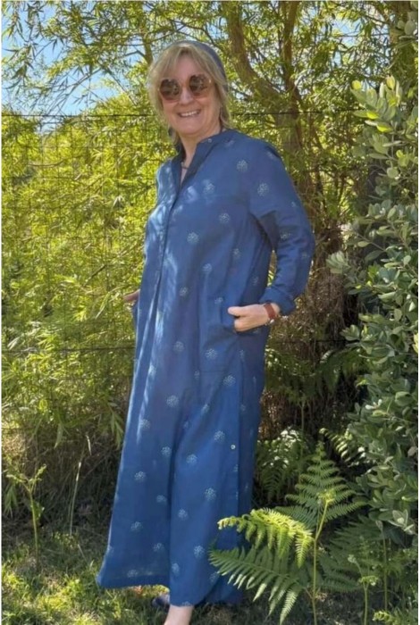 DRESS CHLOE PEARL INK