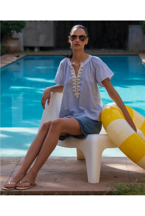 CLEMATIS BLUE STRIPES 2